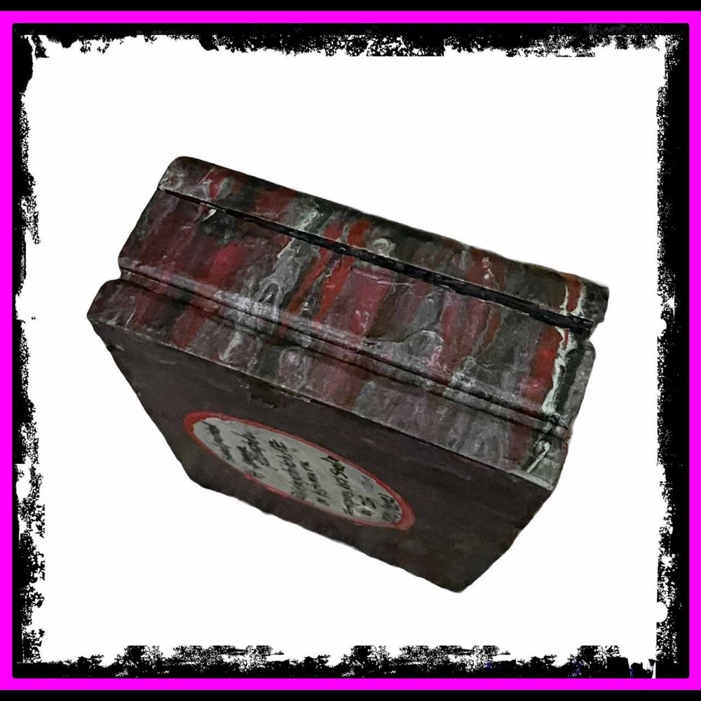 New Artisan Hand Painted By Me Gothic Poured Vintage Cigar Box By Arturo Fuente - Picture 10 of 15